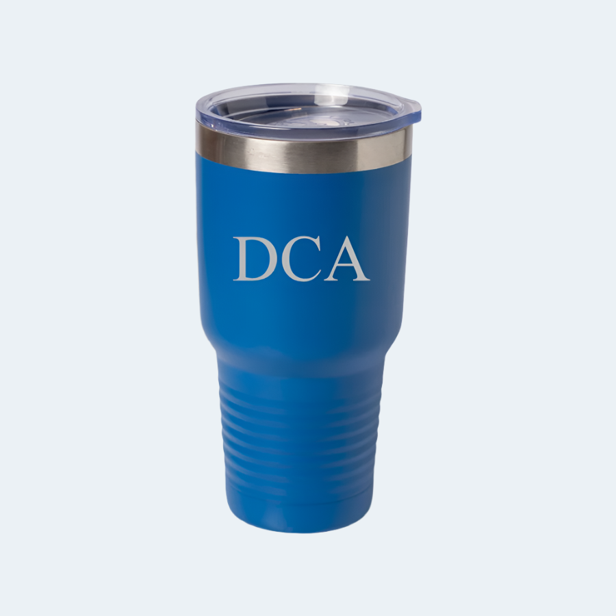 Customized 30oz Tumbler with Silver Lip
