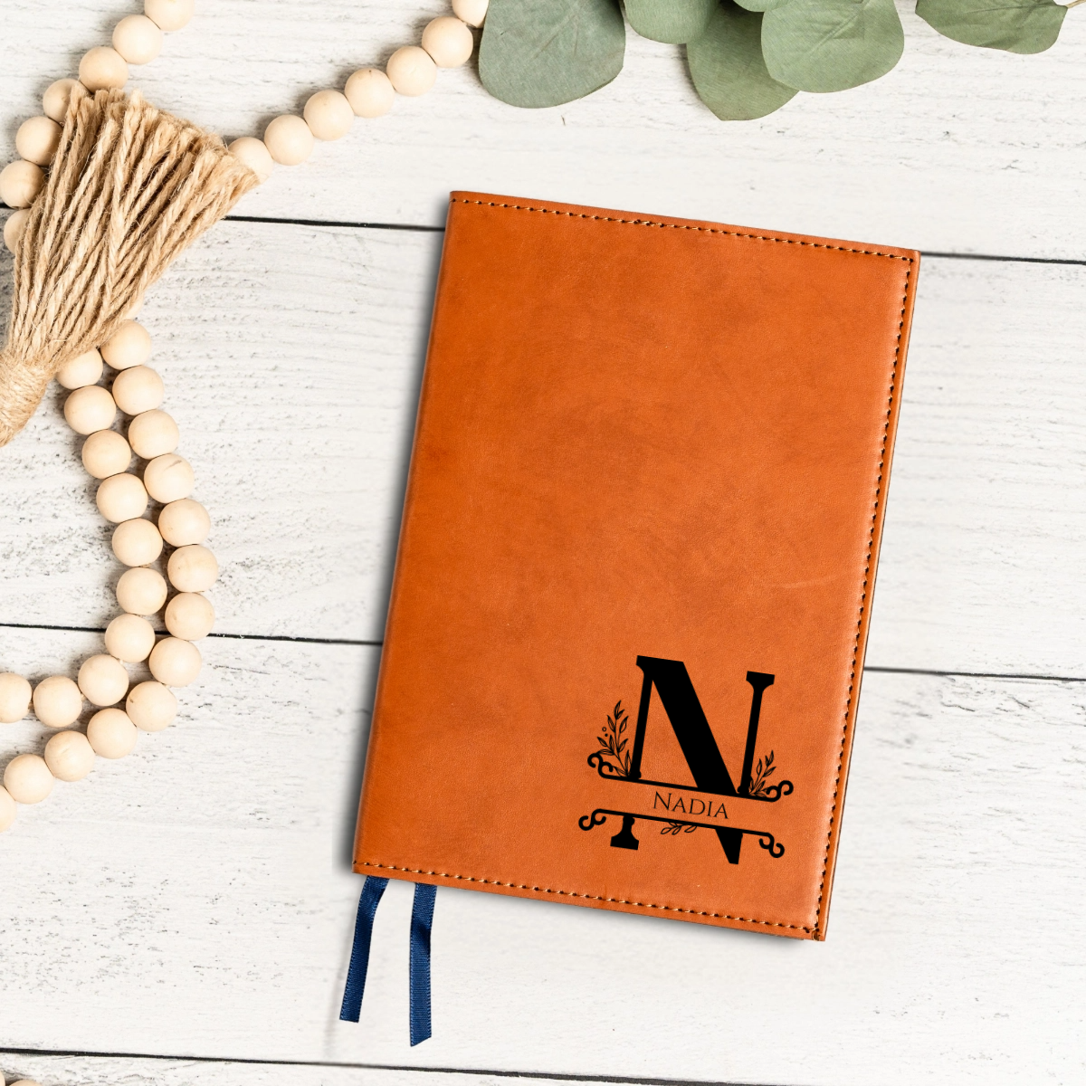 Customized Leather Journals Monogram & Graphic Designs