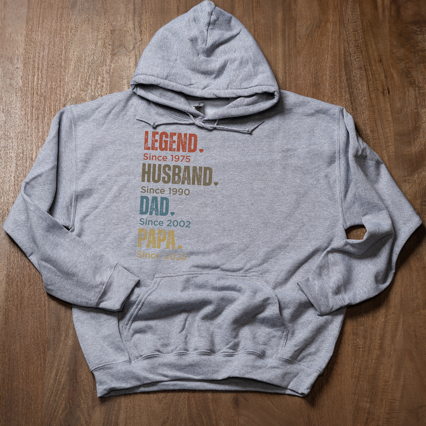 Customized Dad Since Hoodies