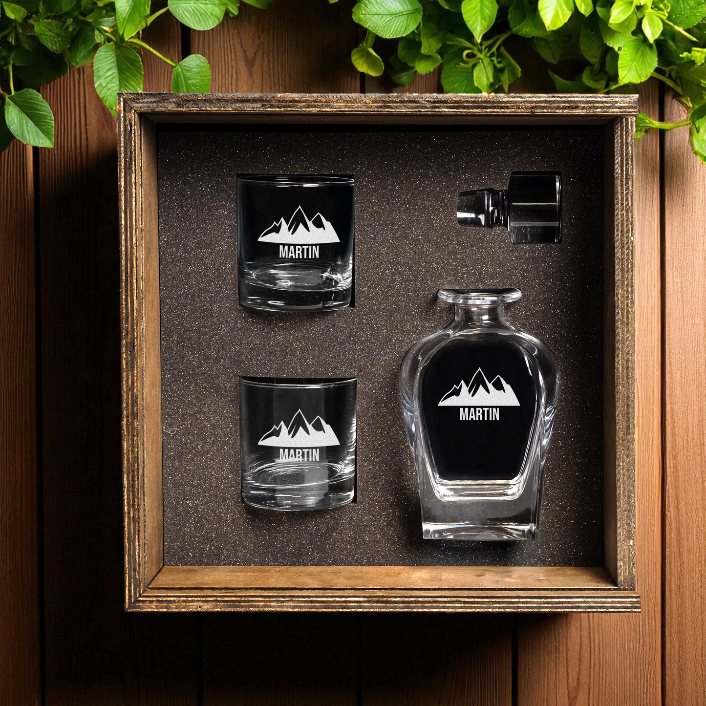 Tudor Decanter Set with Custom Gift Box