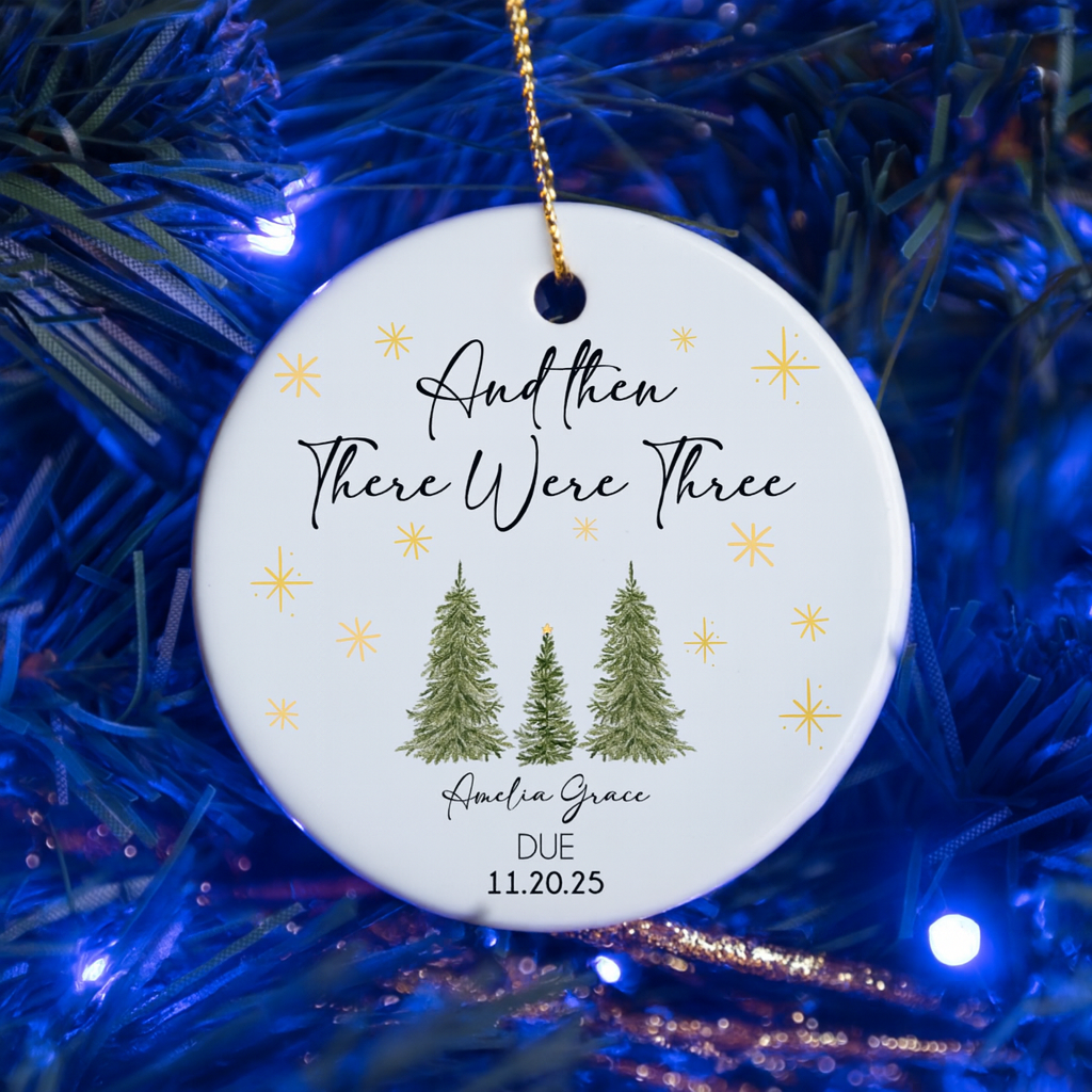 Customized Baby Announcement Ornament