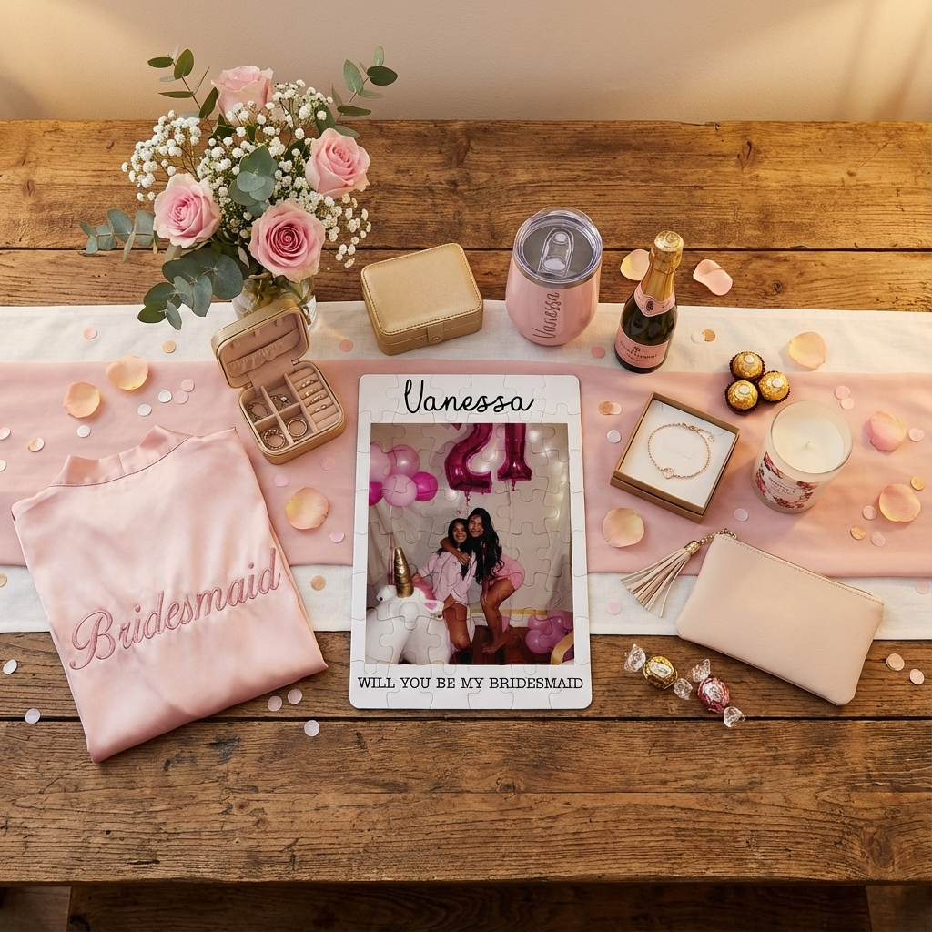 Customizable Bridesmaid Proposal Puzzles