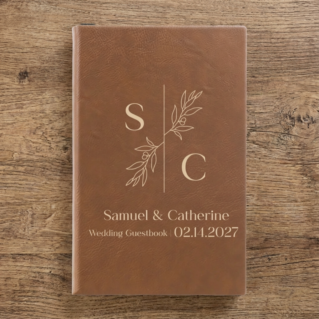 Customized Wedding Guest Book