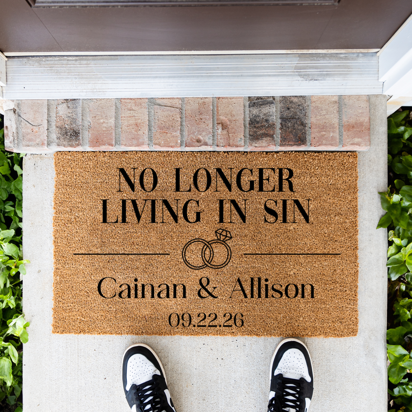 No Longer Living In Sin Doormat