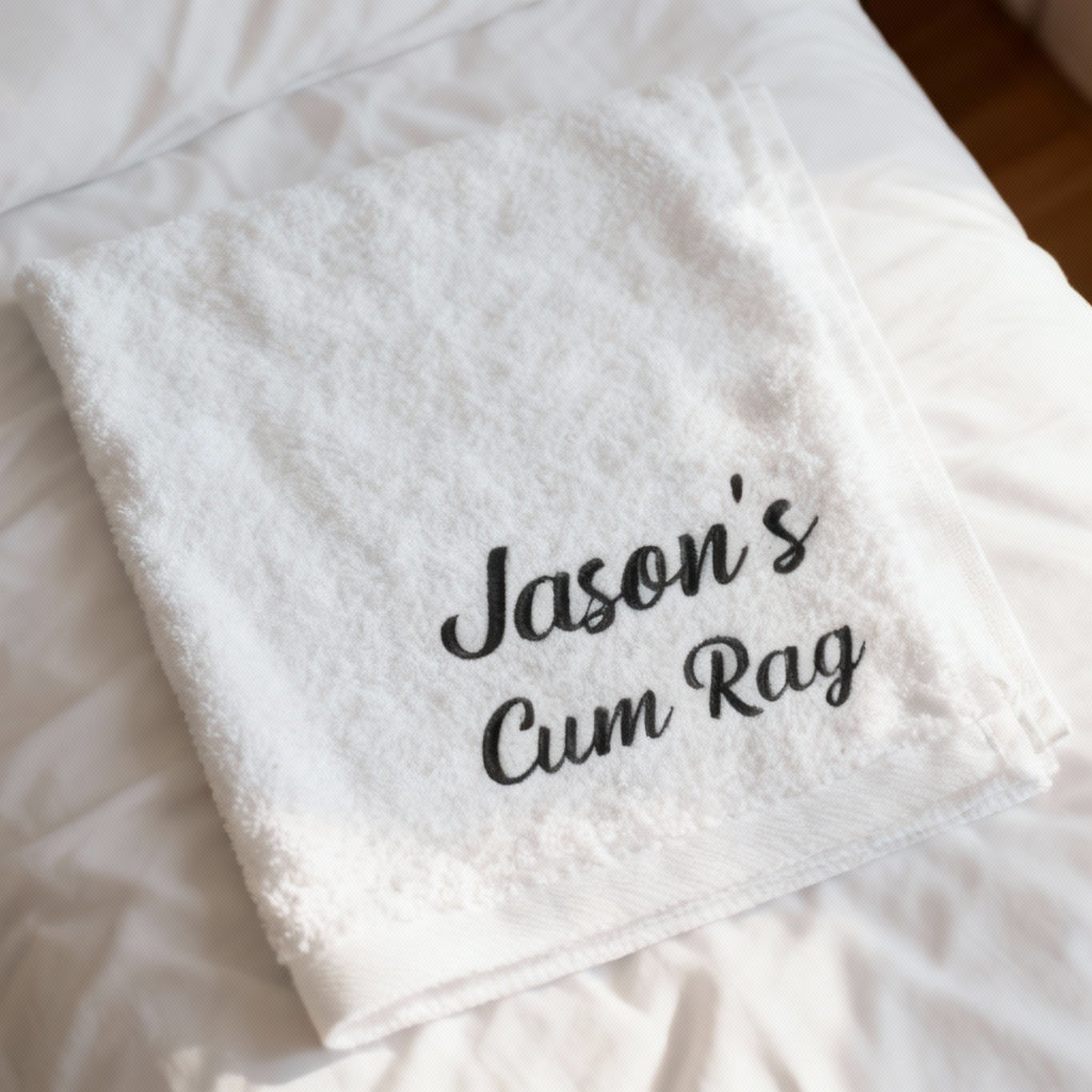 Customized Novelty Washcloth Gift for Boyfriends/Husbands