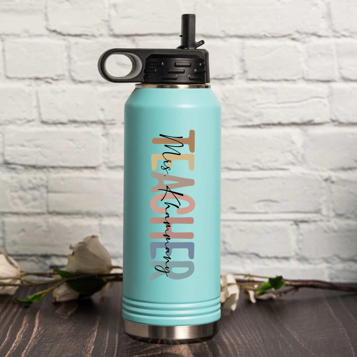 Customized 32oz Teacher Water Bottles