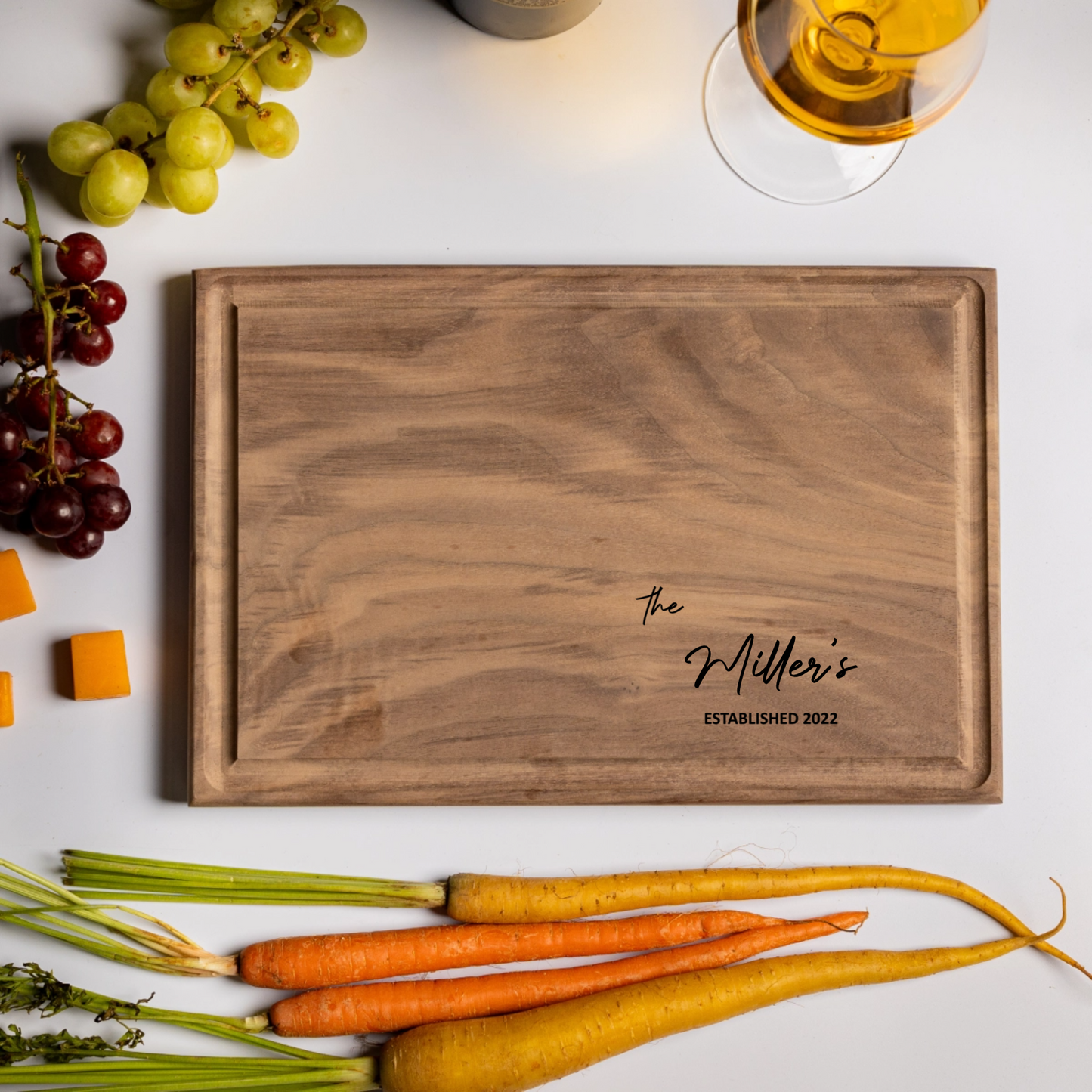 Customized Rectangle Cutting Boards - Family Name