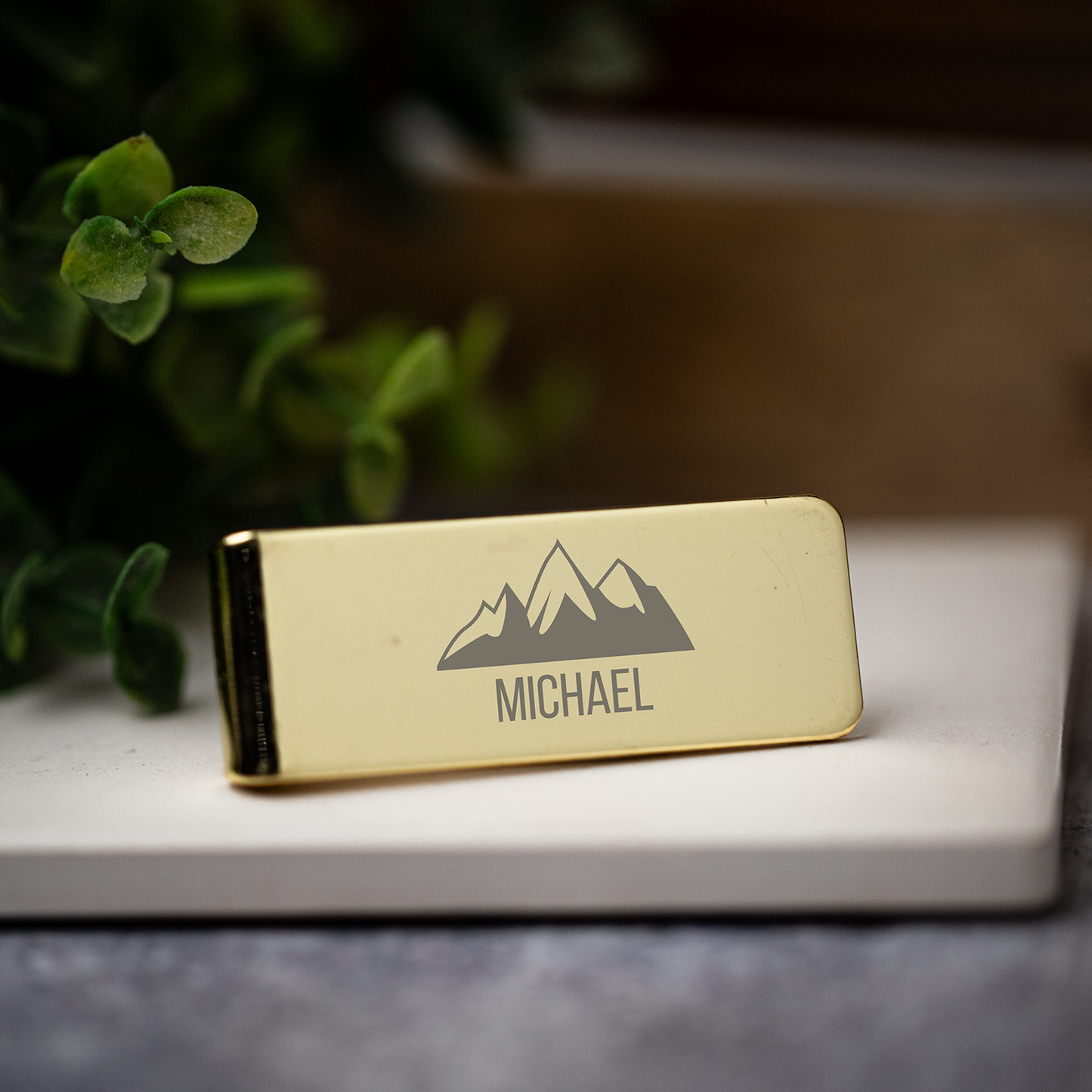 Customized Engraved Metal Money Clip