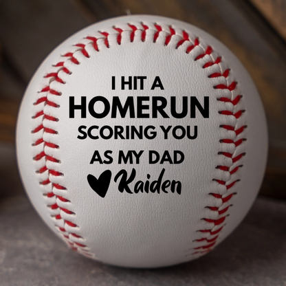 Customized Father's Day Baseball Gift