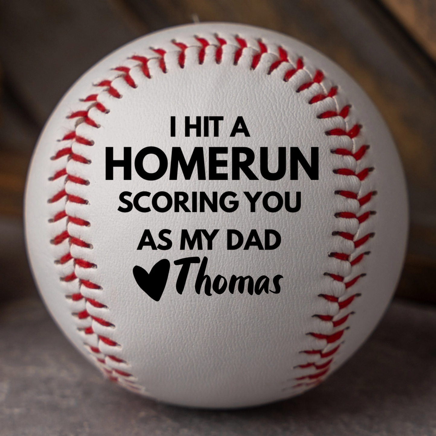 Customized Father's Day Baseball Gift