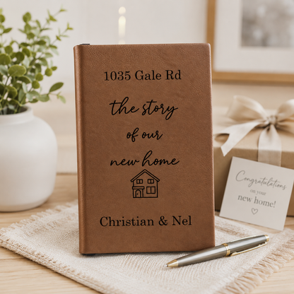The Story of Our New Home Memory Book