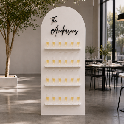Customized Champagne Wall