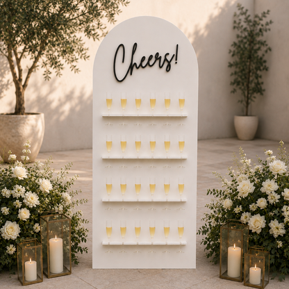Customized Champagne Wall