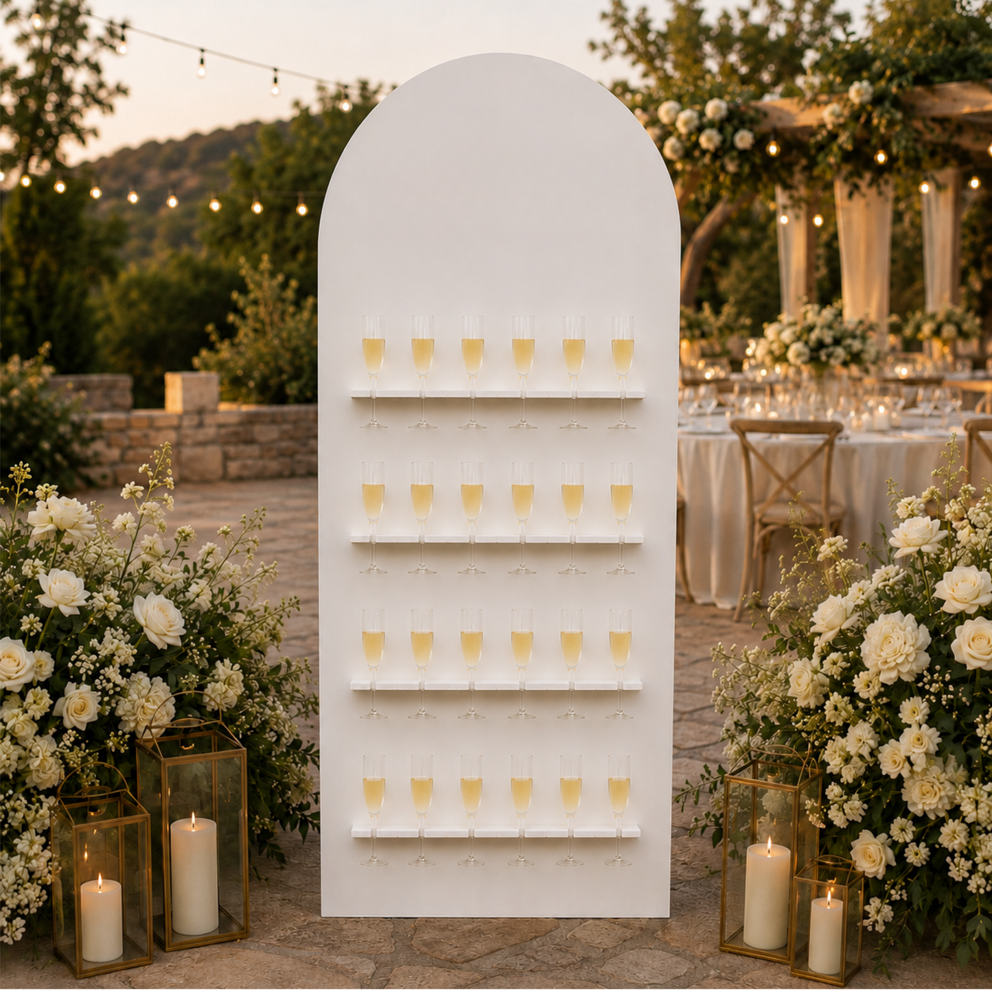 Customized Champagne Wall