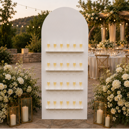 Customized Champagne Wall