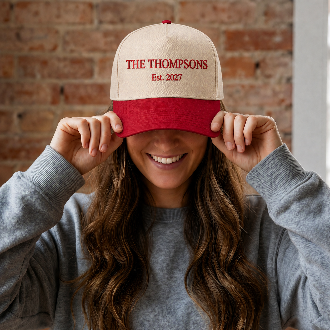 Customized Wedding Embroidered Trucker Hat