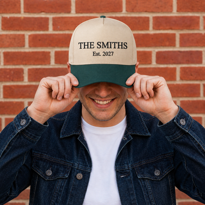 Customized Wedding Embroidered Trucker Hat