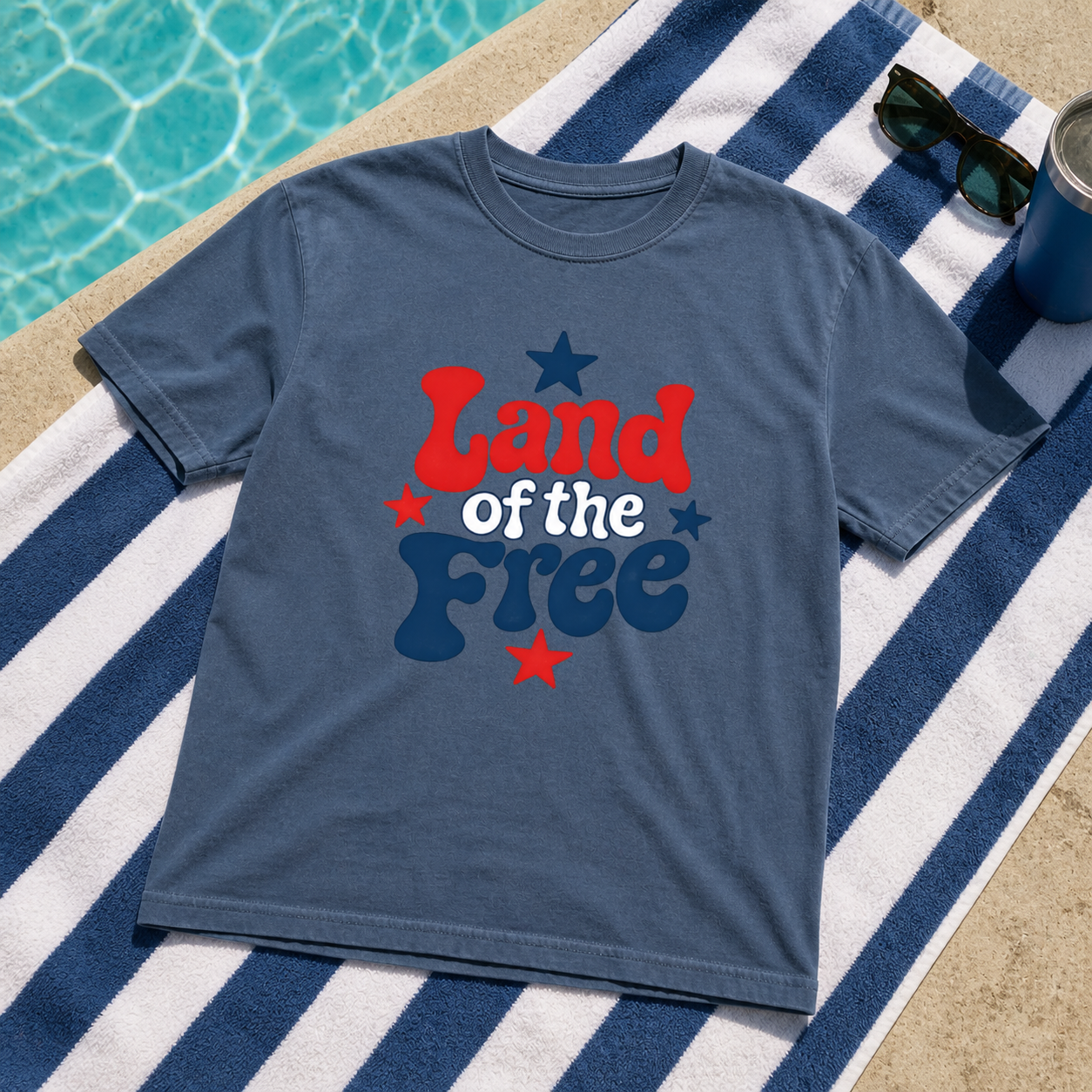 4th of July "Land of the Free" Premium Tee