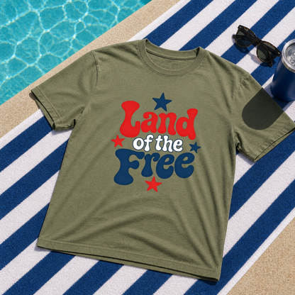4th of July "Land of the Free" Premium Tee