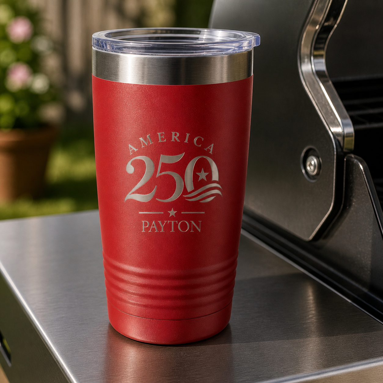 Customized 4th of July 250th Year 20oz Tumbler