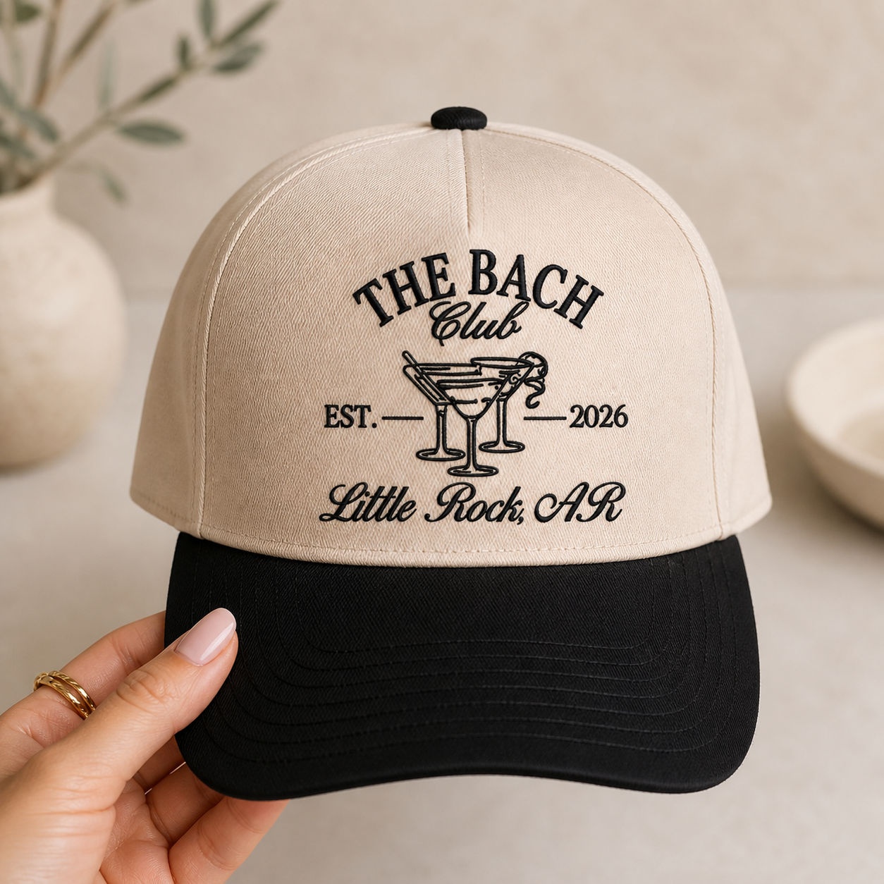 Customized "The Bach Club" Embroidered Trucker Hats