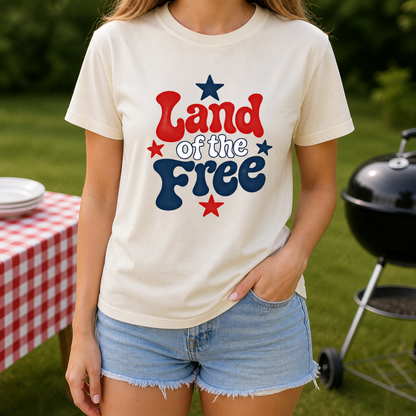 4th of July "Land of the Free" Premium Tee