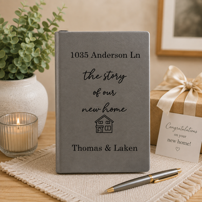 The Story of Our New Home Memory Book