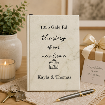 The Story of Our New Home Memory Book