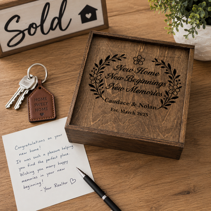 Personalized New Home Gift Box