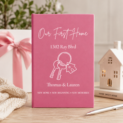 Personalized First Home Journal