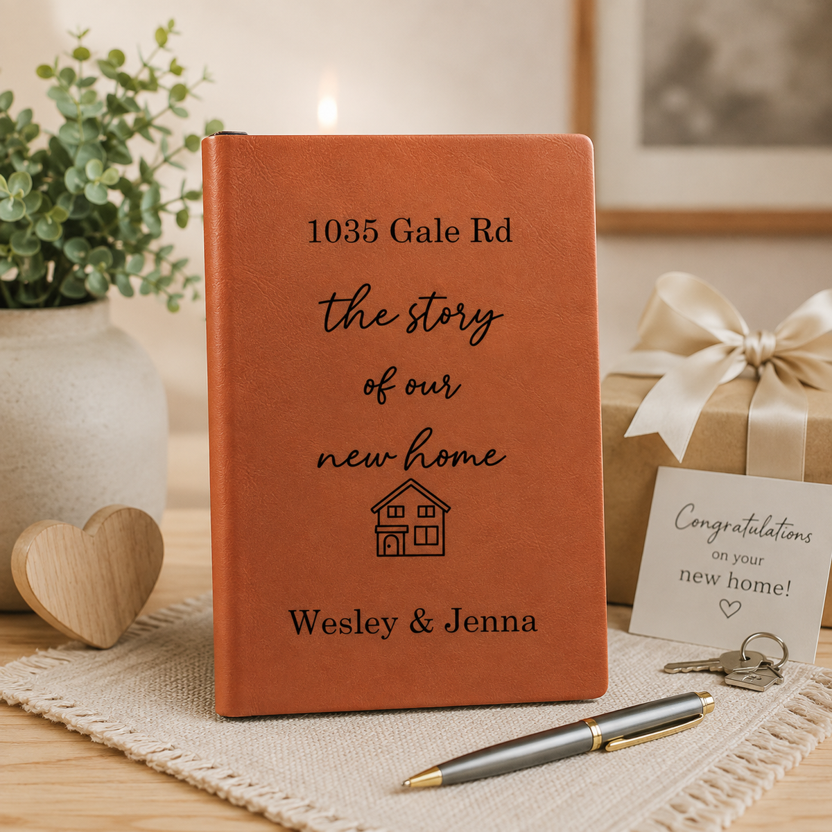 The Story of Our New Home Memory Book