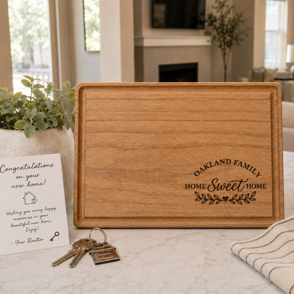 Home Sweet Home Personalized Family Cutting Board