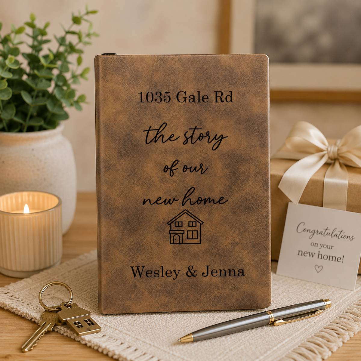 The Story of Our New Home Memory Book