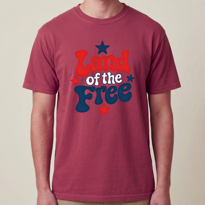 4th of July "Land of the Free" Premium Tee