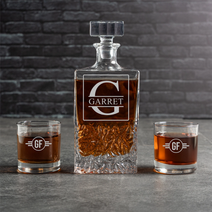 Customized Bradford Decanter Set