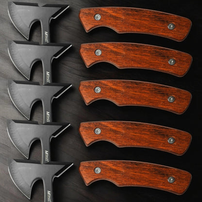 Set of 5 Engraved Axes - Groomsmen Gift