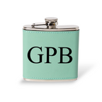 Customized Leather Wrapped Stainless Steel Flasks