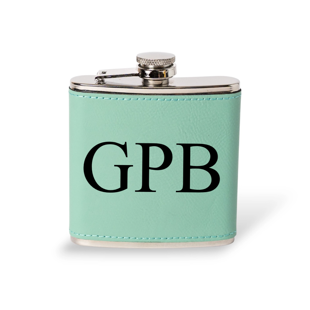 Customized Leather Wrapped Stainless Steel Flasks