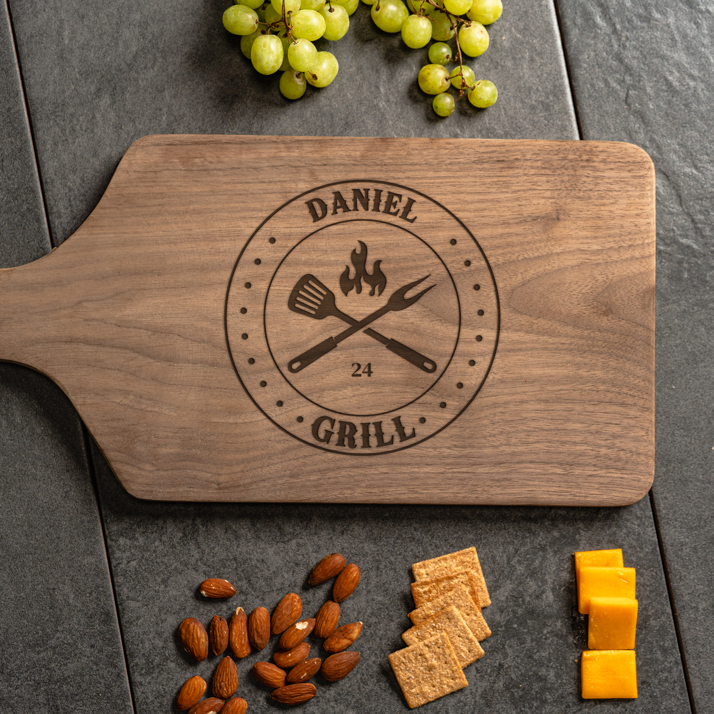 Customized BBQ Large Paddle Cutting Boards
