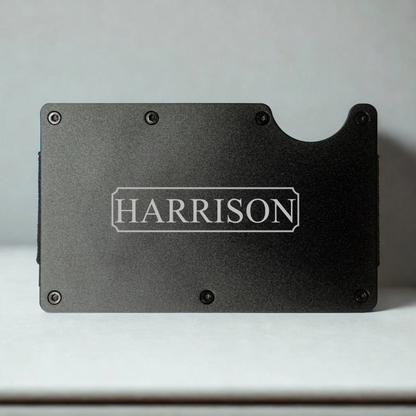 Customized Aluminum Card Holder with Clip