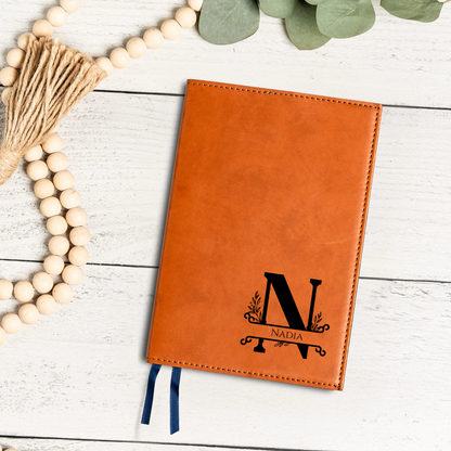 Customized Leather Journals Monogram & Graphic Designs