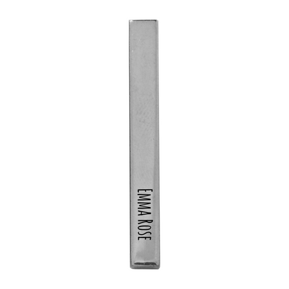 Custom Engraved Vertical Bar Necklace