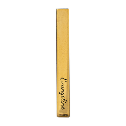 Custom Engraved Vertical Bar Necklace