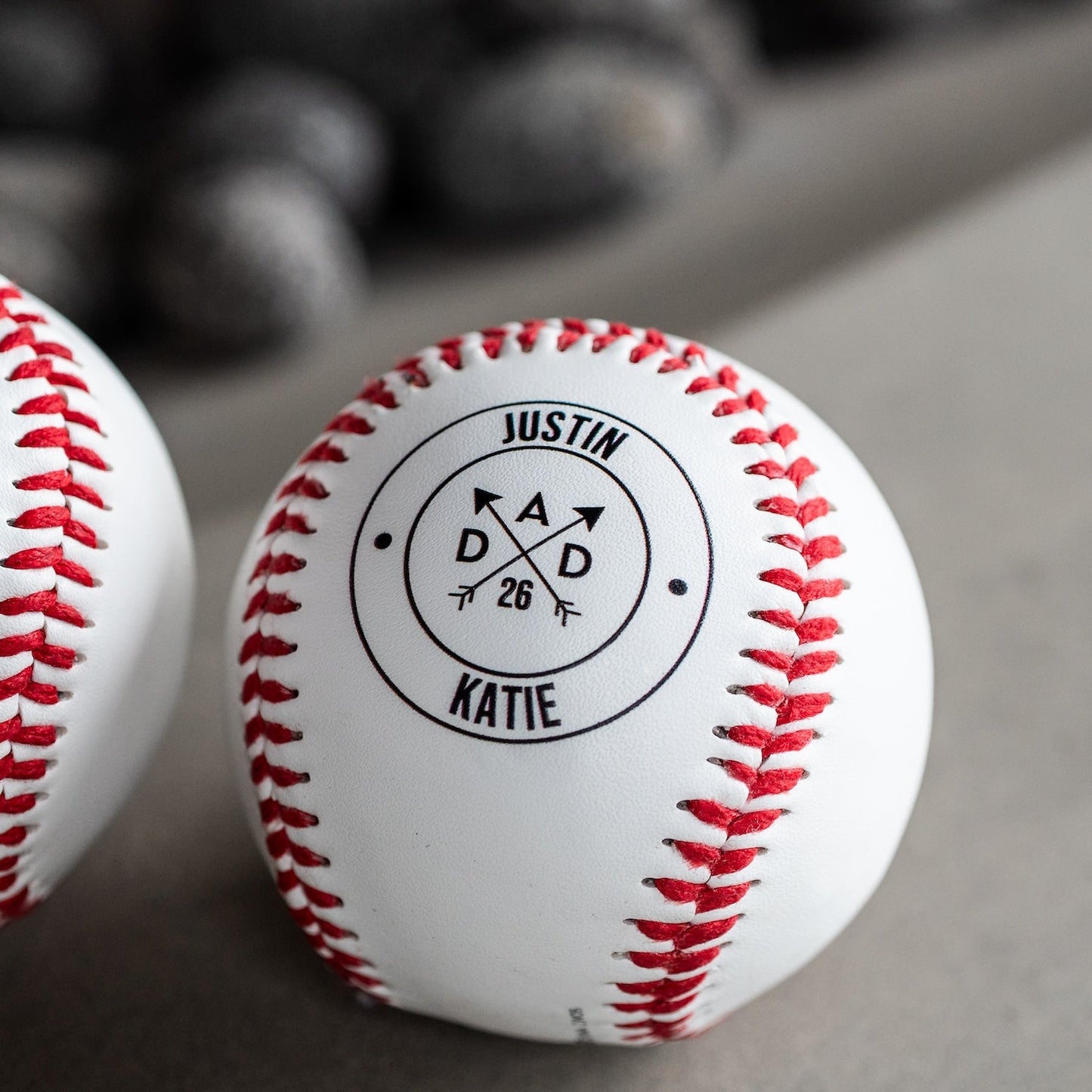 Customized Baseball for Dad