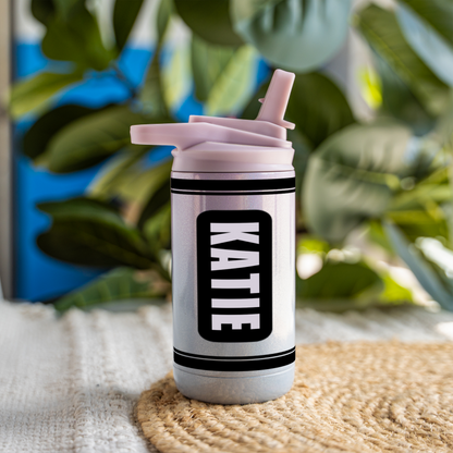 Customized Kids Color Crayon Water Bottle Tumblers