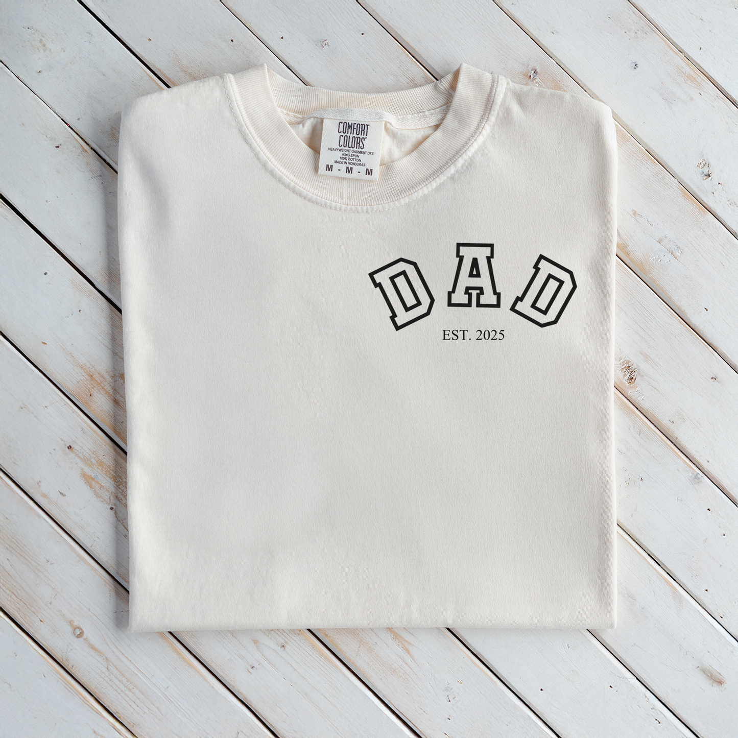 Premium Customized Dad Est.T-Shirt