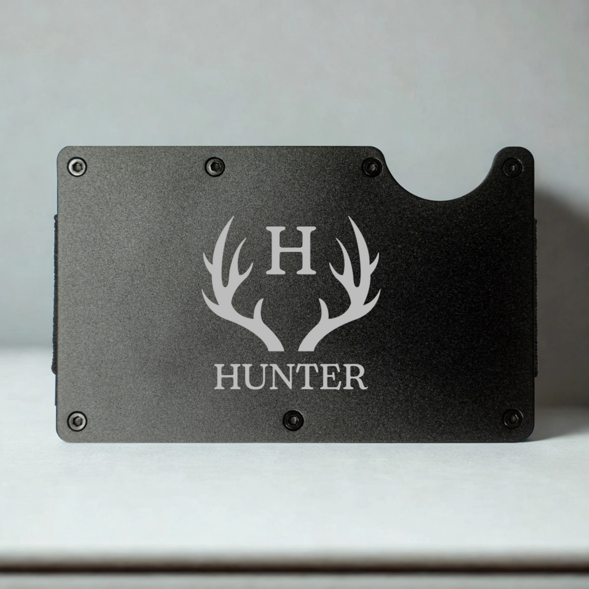 Customized Aluminum Card Holder with Clip