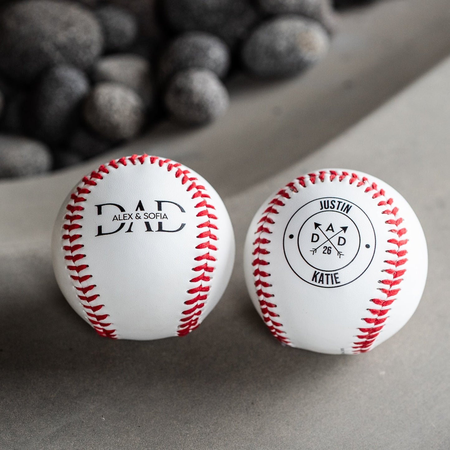 Customized Baseball for Dad