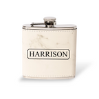 Customized Leather Wrapped Stainless Steel Flasks