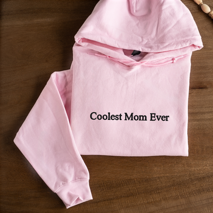 Embroidered Mama Hoodie with Est. Year